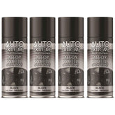 4X Auto Extreme Black Alloy Wheel Spray Paint 400ml Spray Paint
